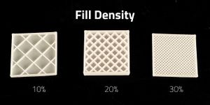 Fill density settings